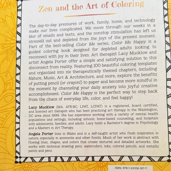 Color Me Happy Coloring Book - Picture 3 of 3